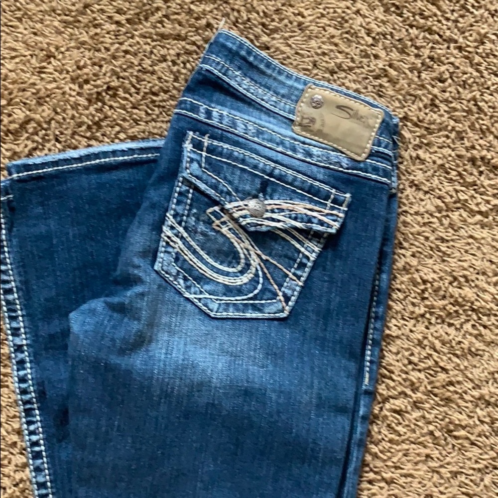 Silver jeans